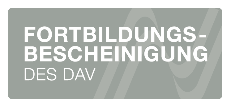 DAV Fortbildungsbescheinigung